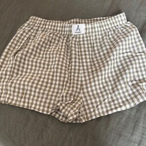 Gingham Checkered Shorts